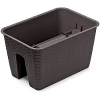 Prosperplast Ratolla DRLB400 Geländer-Blumentopf | Umbra