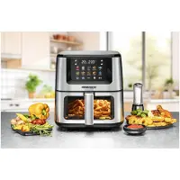 Rommelsbacher FRH 1850, Heißluftfritteuse, 7,5 l, 1 kg, 40 °C, 230 °C, 60 min
