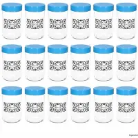 MamboCat 18er Set Ida Aufbewahrungsglas 0,5L Vorratsgläser blau Müsli Nüsse