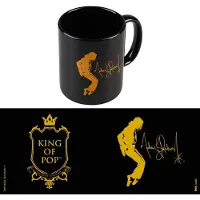 Grupo Erik Michael Jackson mug King of Pop Black 350 ml