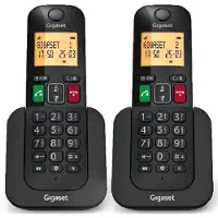 Gigaset Elemental 400 Duo Schnurloses Festnetztelefon Durchsichtig One Size / EU Plug 220V Durchsichtig One Size