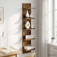 vidaXL Wandregal Altholz 22 x 15 x 100 cm Holzwerkstoff