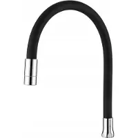 Invena Küchenarmatur Auslauf Flexibel Chrom/Schwarz