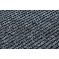 Rugsx Läufer- Türmatte rutschfest GIN 2126 Draußen, Drinnen Liverpool grau 80 cm 80x560 cm