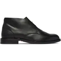 Tommy Hilfiger Schnürschuhe Corporate Dressy Lth Lace Boot FM0FM05949 Schwarz 41
