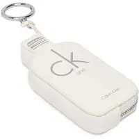 Calvin Klein Schlüsselanhänger Ck One Bottle Zip Small Pouch LV04F1246G Weiß