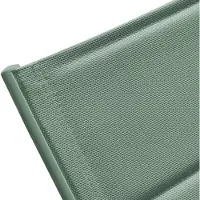 Happy Garden Sonnenliege BARBADOS aus salbeigrünem Textilene - Aluminium salbeigrün