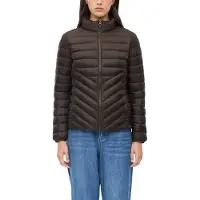 s.Oliver Steppjacke , Damen, Gr. 40, braun, Web, Obermaterial: 100% Polyester, slim fit hüftlang, elastischer Bund, Jacken Steppjacke, Slim fit, schmale Passform