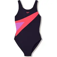 Speedo Badeanzug "HYPERBOOM BUTTERFLY BACK 1PC BLK/PNK"