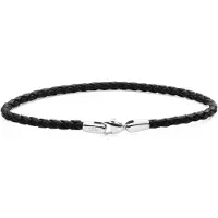 Daniel Wellington - Braidedack leather bracelet Sheffield Daniel DW004017 - Length: 17.5 cm