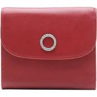 Esquire Leder Geldbörse Athena Lady Wallet Red dunkelrot