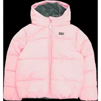 Levi's Winterjacke KIDS "LVG CORE BATWING PUFFER", Mädchen, Gr. 6 (116), rosa (powder pink), Web, Obermaterial: 100% Polyester, regular fit normal, elastischer Bund, Jacken Winterjacke, for GIRLS