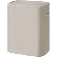 Songmics Wäschekorb mit Deckel 2 Fächer, Wäschesortierer 160 L, 56 x 40 LCBB35822L101