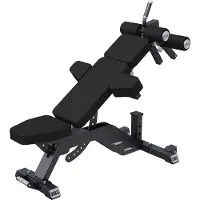Gorilla Sports Hantelbank verstellbar – Schrägbank & Flachbank, 11 Positionen, Stahl, 900 kg Belastbarkeit, Home Gym