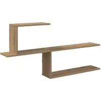 vidaXL Wandregal Artisan-Eiche 122 x 18 x 60 cm Holzwerkstoff