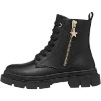 Geox Mädchen-Stiefel mit Schnürung, Modell Karsyn