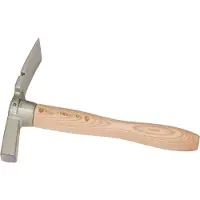 Peddinghaus Maurerhammer 600 g Teilpoliert Daenisches / Berliner Model mit Eschenstiel