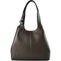 Coccinelle Schultertasche aus Kalbsleder in Braun E1SHA110101_W25
