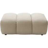 Vente-unique Sitzhocker Fridora Beige 105 cm
