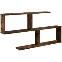 vidaXL Wandregal Raucheiche 100 x 12 x 50,5 cm Holzwerkstoff