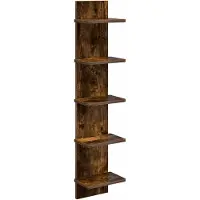 vidaXL Wandregal Raucheiche 22 x 15 x 100 cm Holzwerkstoff