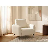 Vente-unique Sessel Mit Gerader Rückenlehne Letrosa Gebrochenes Weiß 96 cm