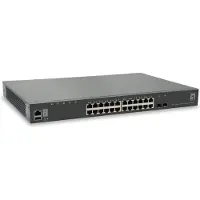 LevelOne GTL-2881, Managed, L3, Gigabit Ethernet (10/100/1000), Vollduplex, Rack-Einbau