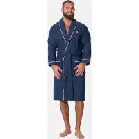 Jan Vanderstorm Hausanzug "Bademantel ROLFGARD", Herren, Gr. L, blau (dunkelblau), Obermaterial: 100% Baumwolle CO., Homewear-Sets Hausanzug