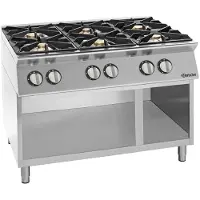 Bartscher Gasherd Serie 900 / 6 Flammen