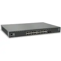 LevelOne GTL-2891, Managed, L3, Gigabit Ethernet (10/100/1000), Vollduplex, Rack-Einbau