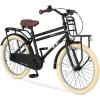 Deryan Cooper Kinderfahrrad 20 Zoll – Verstellbarer Lenker und Sattel – Schwarz