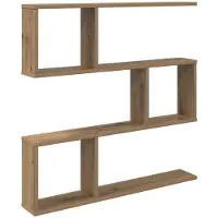 vidaXL Wandregal Artisan-Eiche 80 x 12 x 79,5 cm Holzwerkstoff