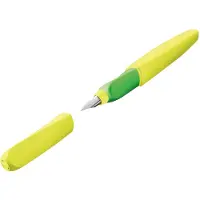 Pelikan 807272, Gelb, Kartuschenfüllsystem, Edelstahl, Beidhändig, Deutschland, 1 Stück(e)