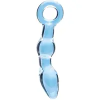 Clarity Utopian Mystique - geripptes Glas-Anal?dildo (transparent)