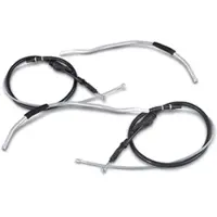 BESTPRICE 2x Bremszug mit Führungsrohr hinten [Hersteller-Nr. 41241675] für Seat, Audi, Skoda, VW