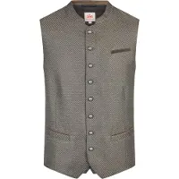 Spieth & Wensky Trachtenweste "Kosta", Herren, Gr. 48, braun, Obermaterial: 50% Polyester PES. 50% Baumwolle CO., regular fit, Westen Trachtenweste, mit klassischer Knopfleiste