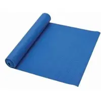 Böttcher-AG Yogamatte blau, 0,4 cm stark, rutschfester Schaumstoff, mit Transporttasche, 183 x 61 cm