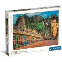 Clementoni Puzzle 1000 Teile Painted Batu Caves buntes Spiel
