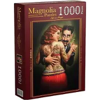 Magnolia Puzzle Lydia the Tattooed Lady - 1000 Teile Puzzle