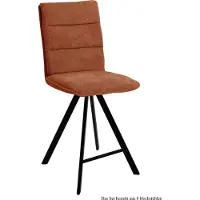 58 aufm Kessel Thekenstuhl drehbar (8er-Set) Devonne 47x109x60 Schwarz/Cognac