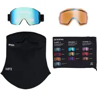 Anon Sync+lens+mfi Face Mask Low Bridge Skibrille