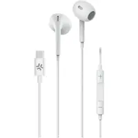 Celly UP1300TYPECWH Kopfhörer & Headset Kabelgebunden im Ohr Anrufe/Musik USB Typ-C Weiß