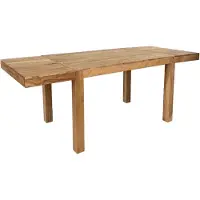 Wohnling Esszimmertisch 160 - 240 cm Akazie Massivholz Zeitlos Küchentisch Verlängerbar Speisetisch Groß Rechteckig Schlicht Holztisch Esszimmer