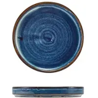Genware Niedriger Präsentationsteller Terra Aqua Blue – 14 cm (12 Stk.)"