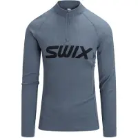 Swix RaceX Merino Half Zip, Herren, Grau