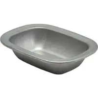 Genware Kuchenform, Edelstahl vintage - 18 cm (12 Stk.)"