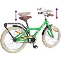 vidaXL Kinderfahrrad 20 Zoll für 6-11 Jahre alt Grün
