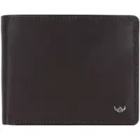 Golden Head Leder Geldbörse Polo RFID Protect Scheintasche mit RV 1364 Dunkelbraun