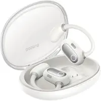 Baseus Eli Sport 1 Open-Ear-Kopfhörer, TWS, Bluetooth 5.3, 30 Stunden Akkulaufzeit, Weiß