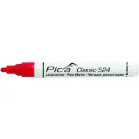 PICA mærkepen rød - m/rund spids 2-4 mm